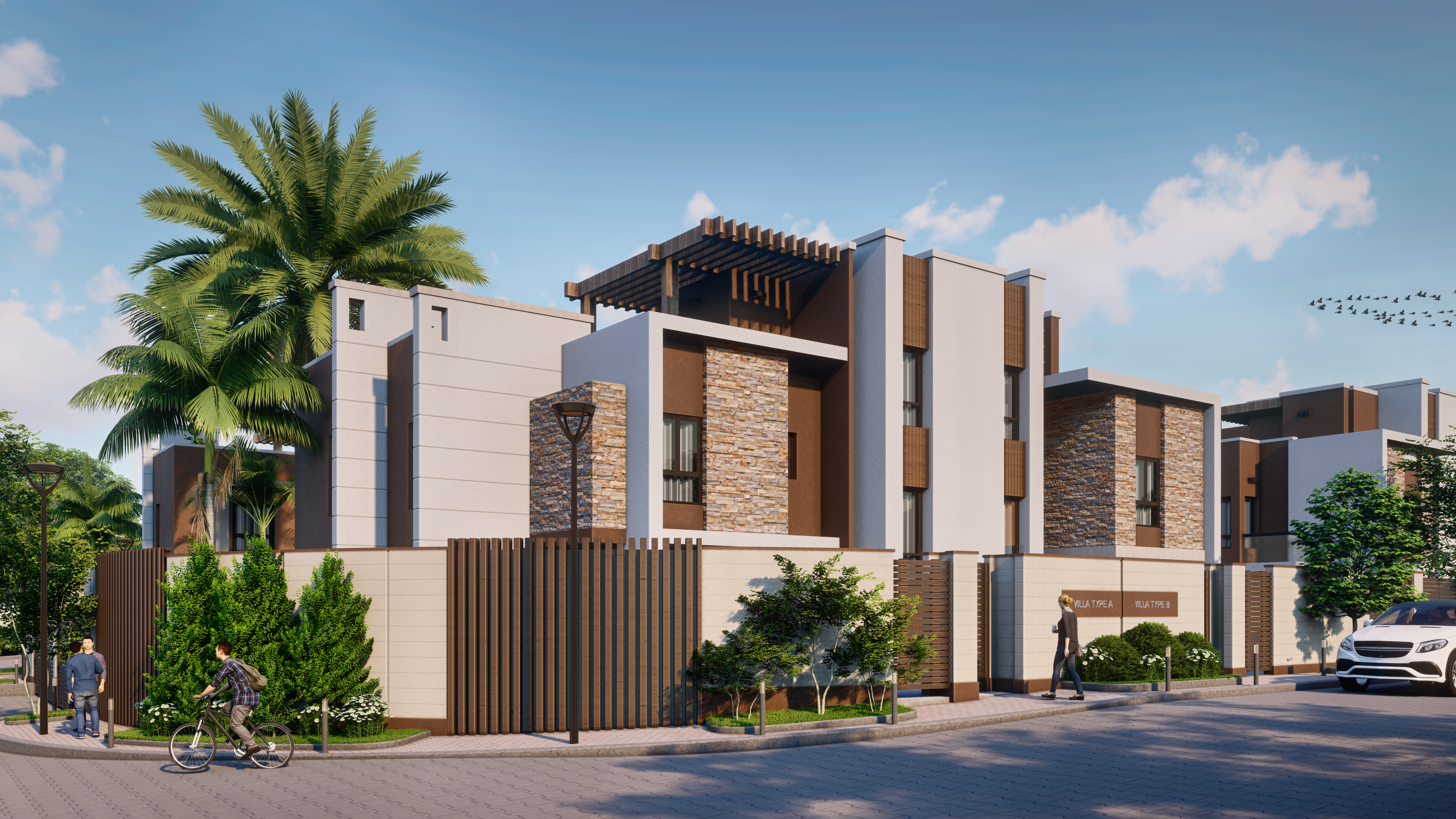 Toya Residential Compound — twin houses